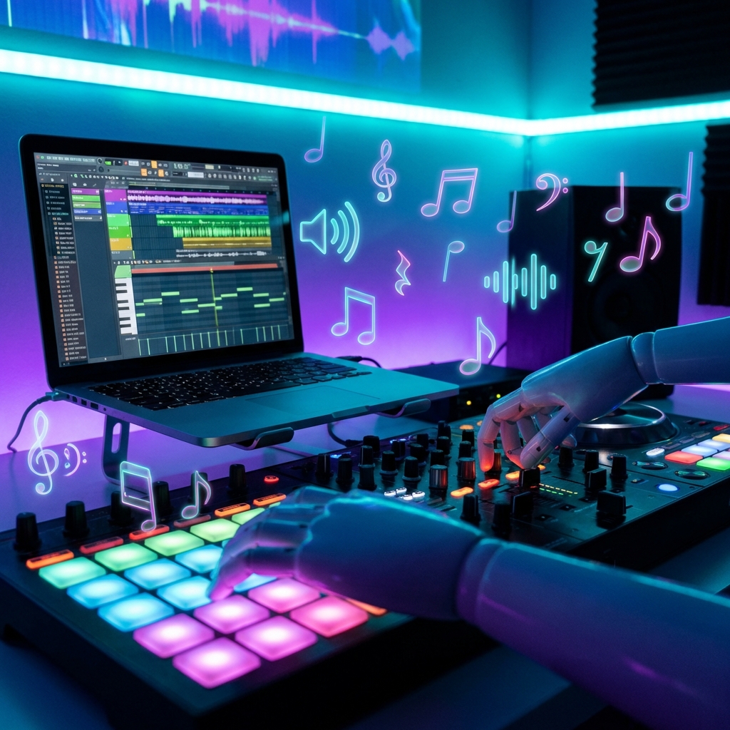 Membuat Musik dengan AI: Dari Beat hingga Lirik Lagu